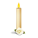 Traditional Yellow candle
